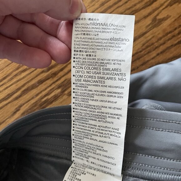 Under Armour HeatGear Men Size S Gray Ankle Zip Run Compression Leggings - Picture 11 of 11